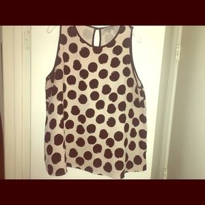 4 pcs 3 tanks & blouse grey blk-white purple green